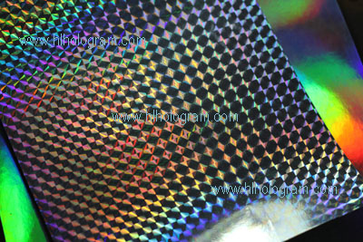paper hologram holographic textile wrapping film which opp laminated pet sticker cards chocolate